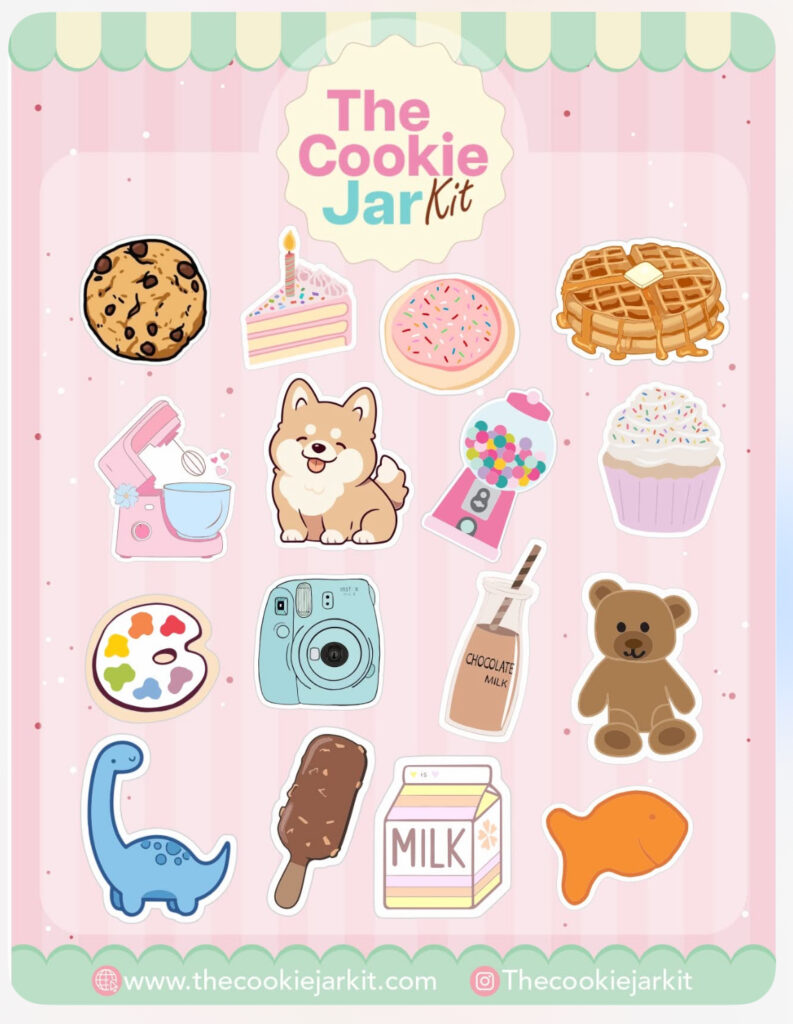 Baking Your Own Cookie Jar Kit Stickers
